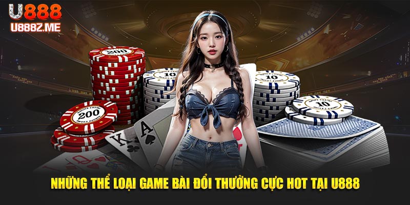 Những thể loại game bài đổi thưởng cực HOT tại U888